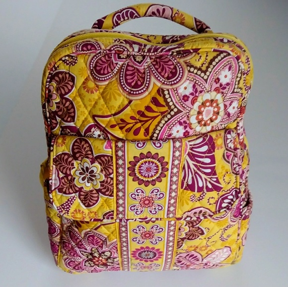 vera bradley gold backpack